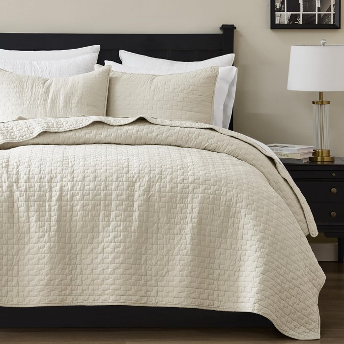 palassio 100% Cotton Quilt Set (Queen, 3pc)